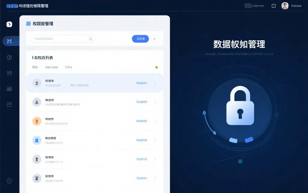 数据与权限管理示意图